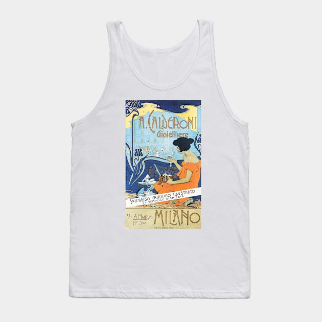 A Calderoni Jeweler, 1898 Tank Top by WAITE-SMITH VINTAGE ART